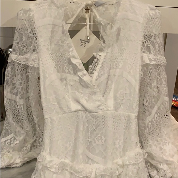 Angel biba white lace dress - Picture 1 of 7